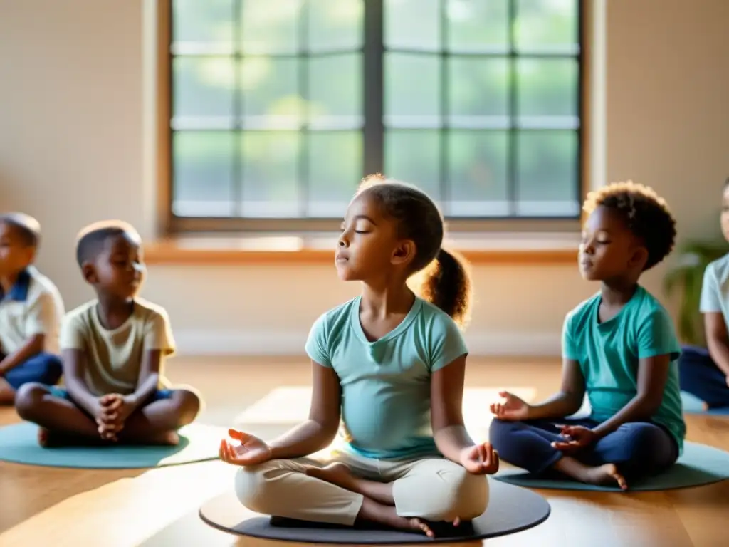 Un aula moderna y serena con luz natural