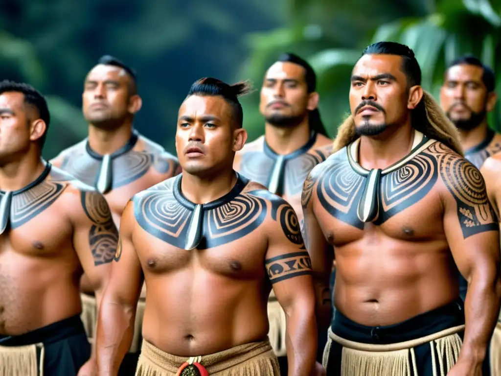 La conexión de los maoríes con la respiración se manifiesta en un poderoso ritual haka, con rostros tatuados y una energía cruda