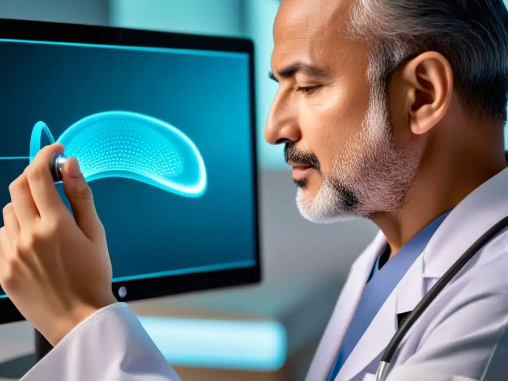 Un dispositivo moderno de asistencia para tos, crucial para pacientes con distrofia muscular, en un entorno clínico educativo