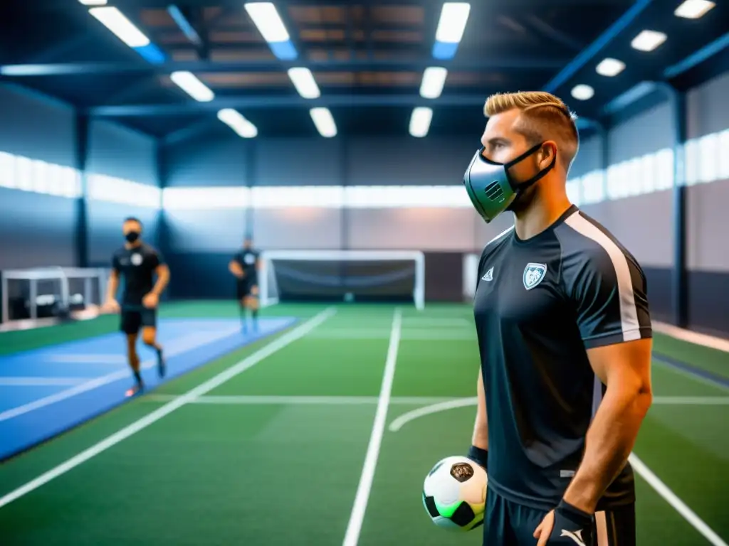 Entrenamiento futurista para aumentar capacidad pulmonar en futbolistas de élite