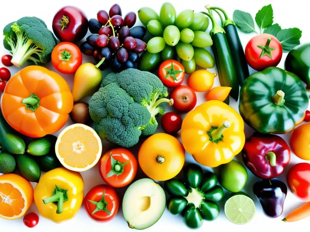 Un estallido de color en frutas y verduras, con beneficios antioxidantes para pulmones