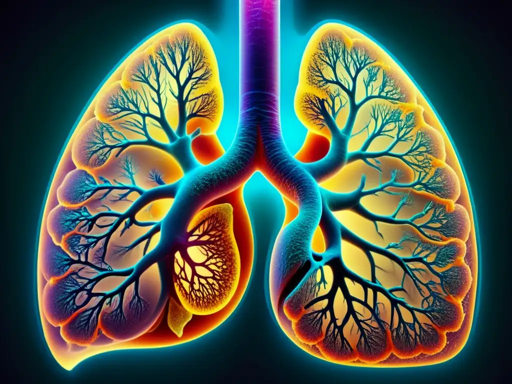 Imagen asombrosa de pulmones sanos con detalle impresionante