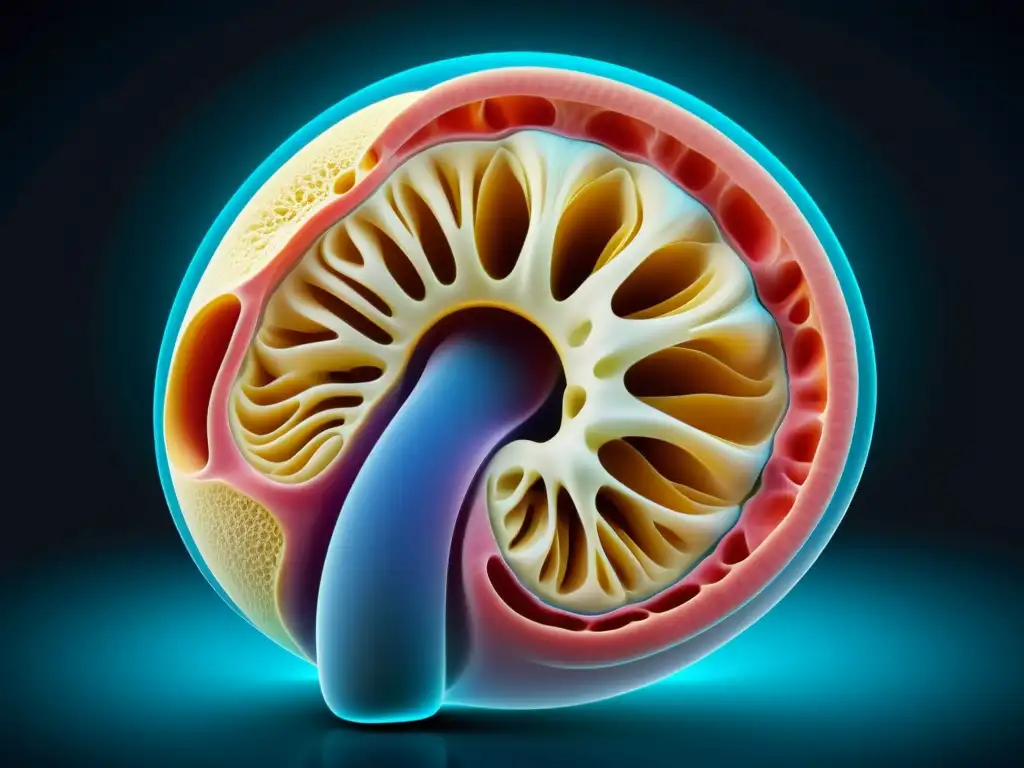 Imagen detallada de la epiglotis, vital en la prevención de atragantamientos durante la respiración