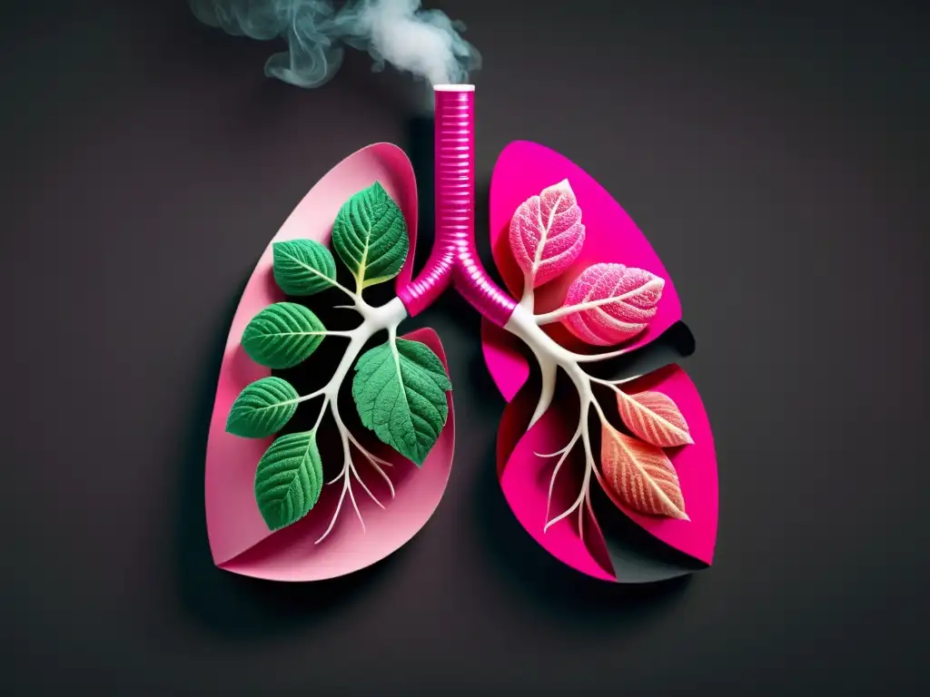 Comparación impactante: pulmones sanos vs