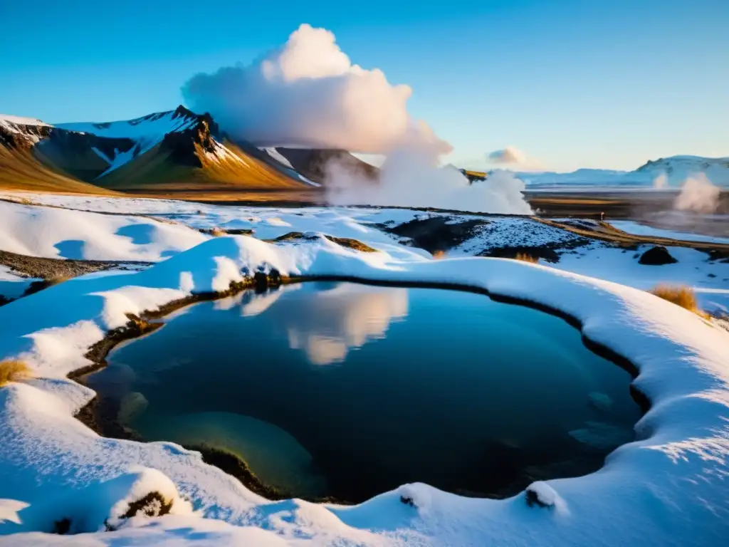 Un paraíso de aguas termales en la remota y nevada Islandia, ideal para turismo de salud respiratoria en Islandia