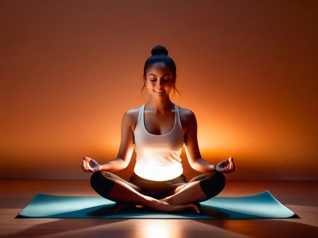 Persona en meditación en un espacio tranquilo con ejercicios de respiración para ansiedad