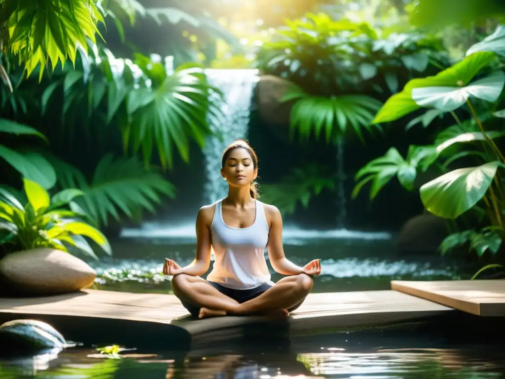 Técnica de respiración para reducir estrés: Meditación en la naturaleza, armonía y paz interior